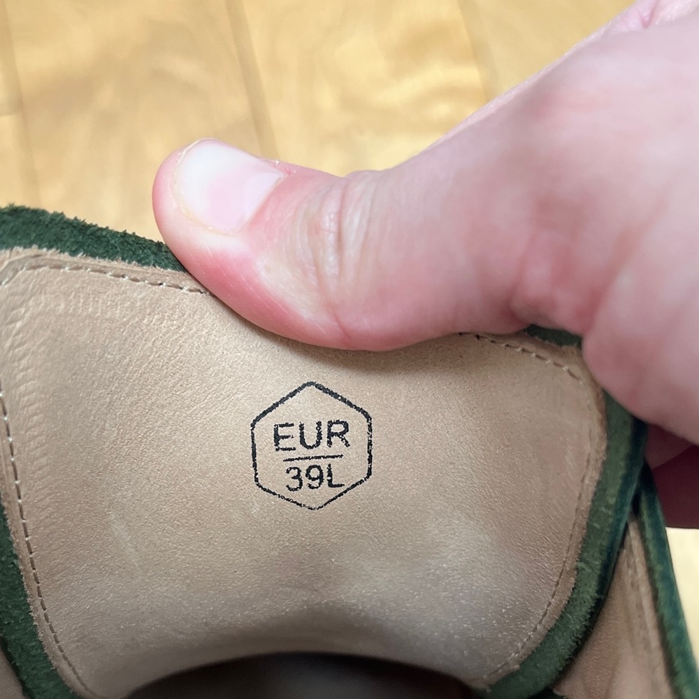 Women’s Addis Soul Green Leather Shoes - Picture 3 of 8
